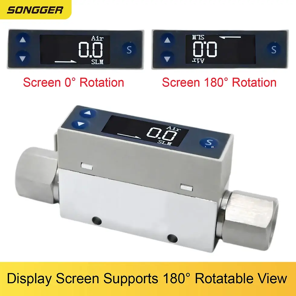 Thumbnail: Low Flow Thermal Mass Gas Flow Meter with 4–20mA and RS485 Output for Industrial