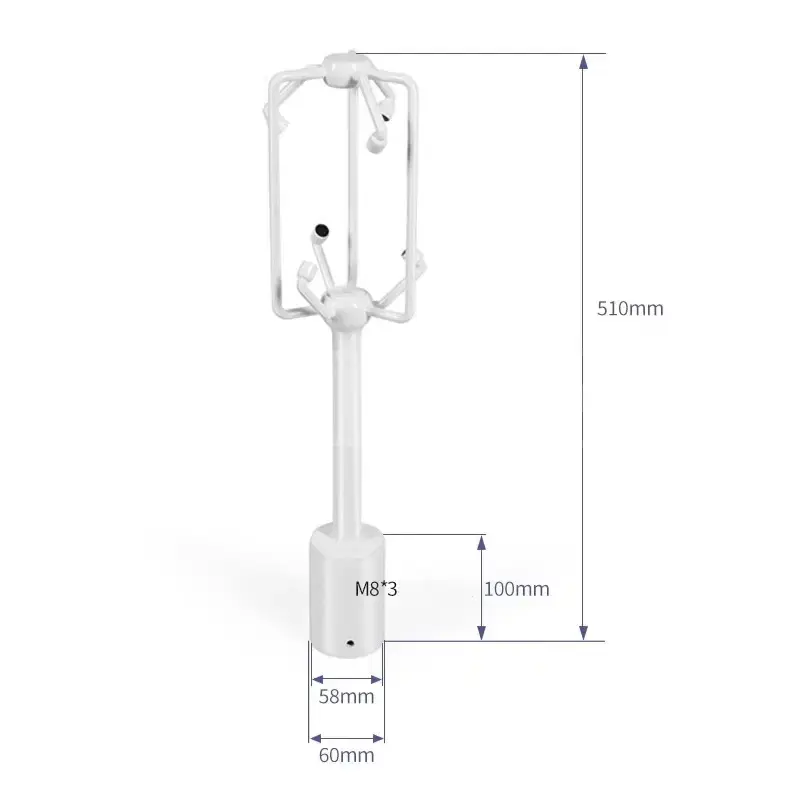 Thumbnail: Ultrasonic Wind Speed & Direction Sensor – Solid-State Weather Instrument
