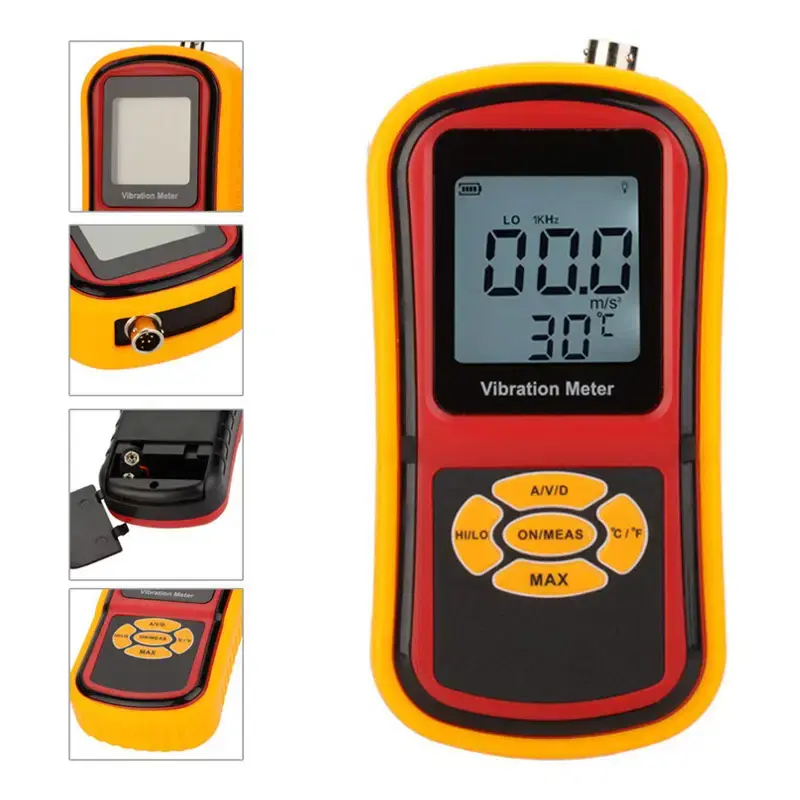 Handheld Digital Vibrometer Tester with High-Precision Measurement