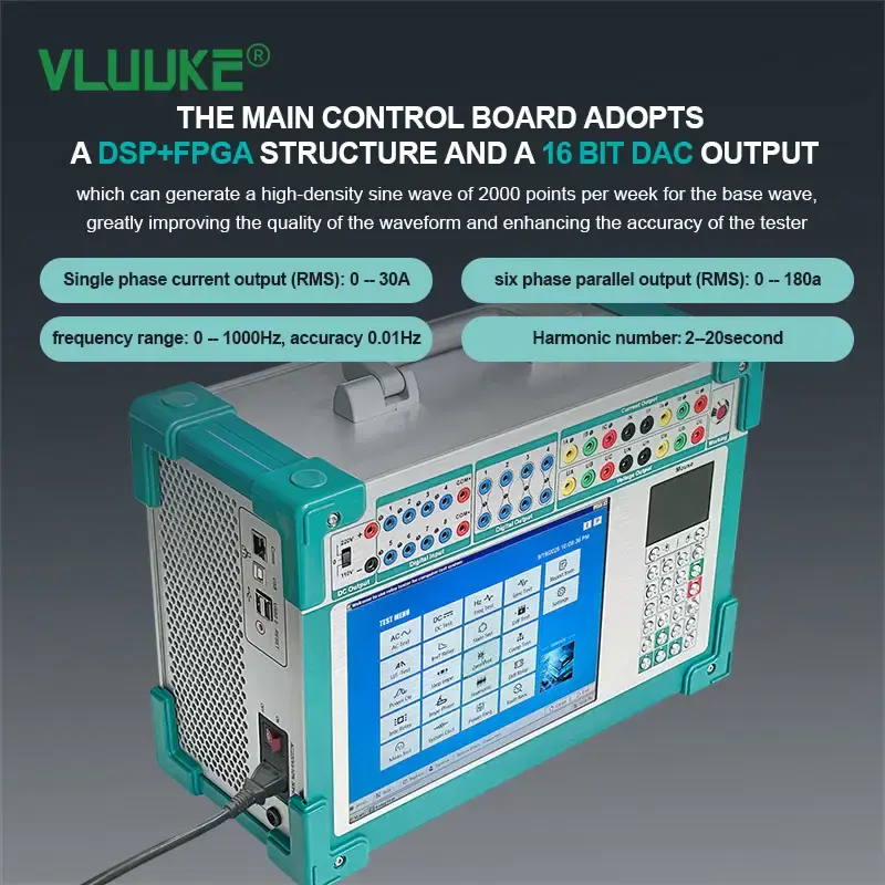 Thumbnail: Microcomputer 3-Phase Relay Protection Tester with 8.4" Display