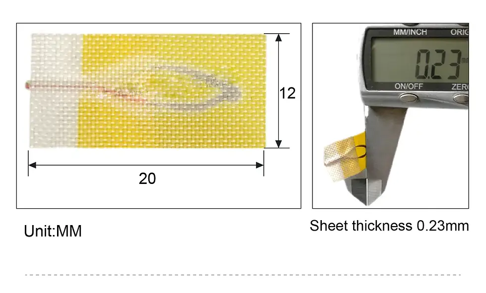 Thumbnail: Surface Thermocouple Sensor – K, J & T Type Thin Film with Kapton Tape