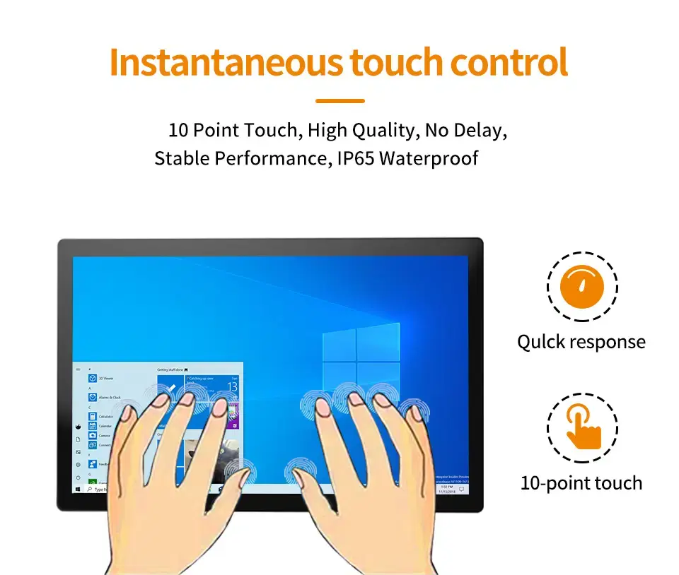 Thumbnail: 21.5" Industrial Touch Panel PC – Full HD Capacitive Display with VESA Mount