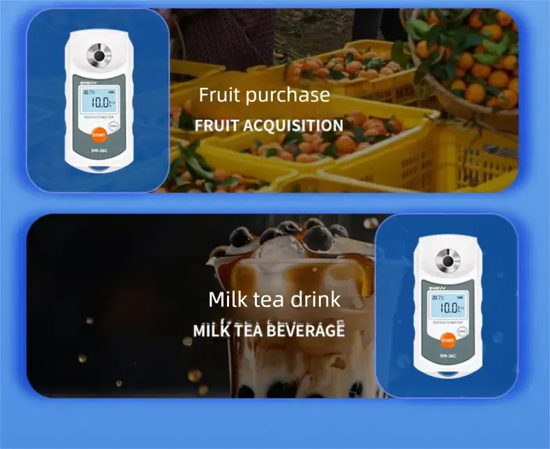 Thumbnail: Digital Brix Refractometer with LCD Display for Sugar Content Measurement