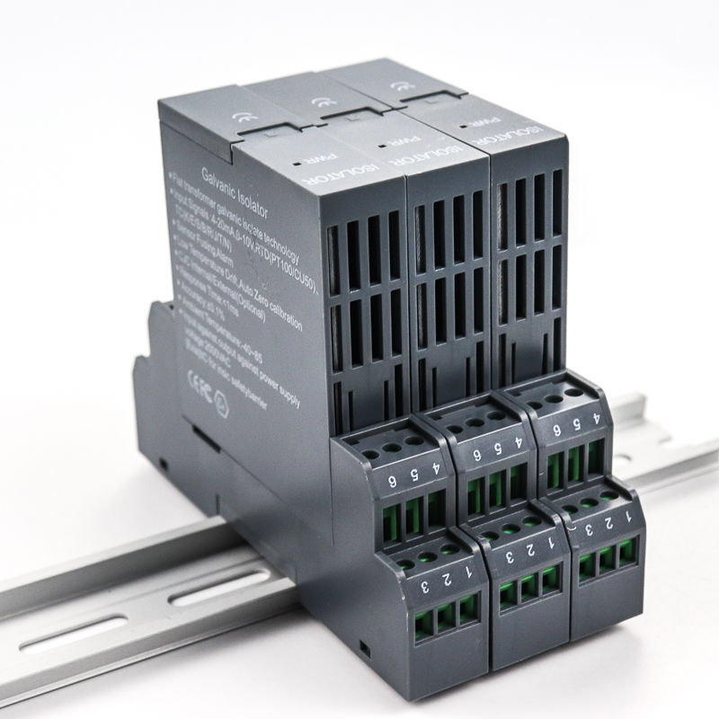 Thumbnail: Galvanic Signal Isolator – 4–20mA to 0–10V DIN Rail Analog Converter Module