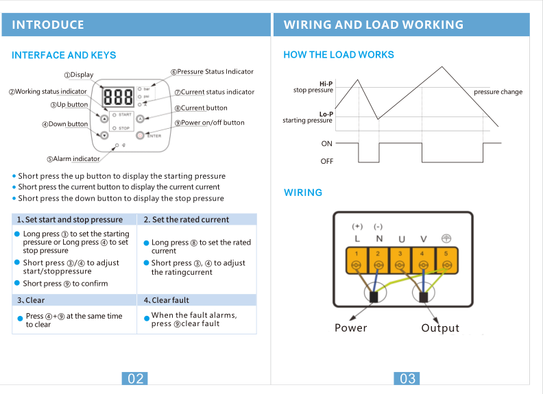 Thumbnail: Digital Pressure Switch – Intelligent Water Pump Controller with Auto Control
