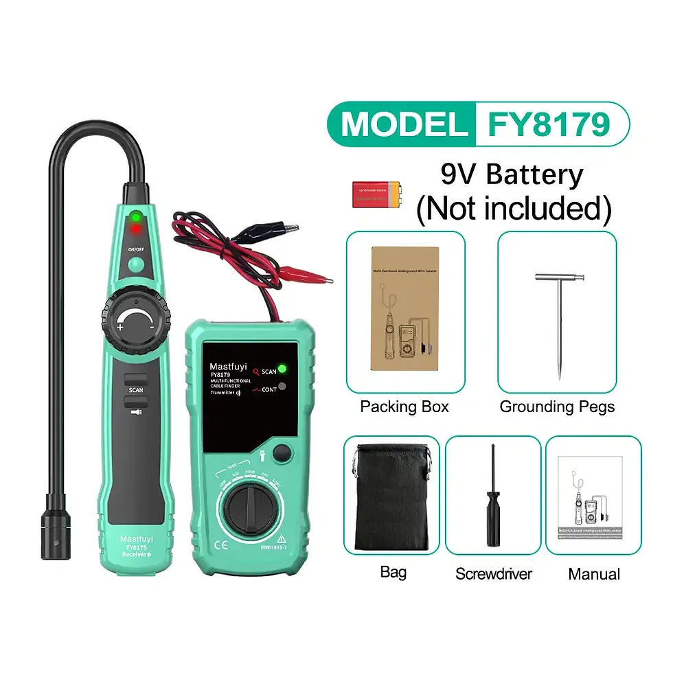Thumbnail: Underground Cable Locator & Wire Finder | Continuity, Breakpoint & Depth Detecti