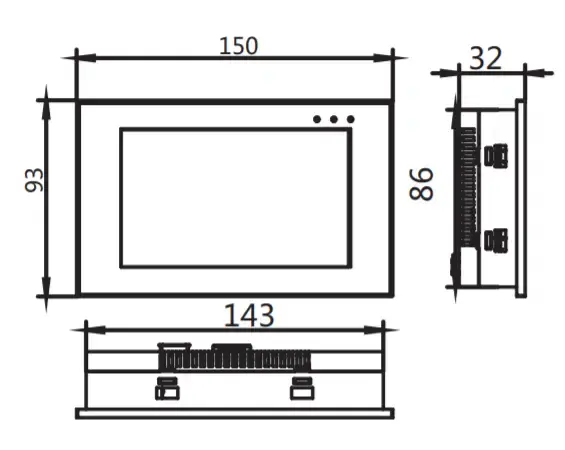 Thumbnail: ProSight 5 Inch HMI PLC All-in-One Controller