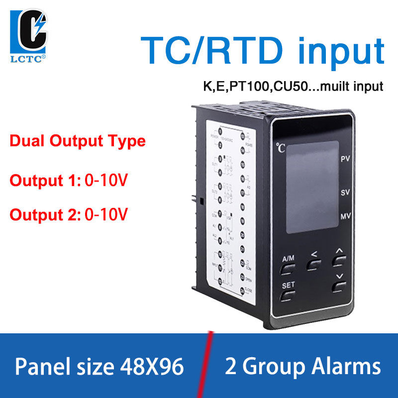 Thumbnail: Programmable PID Temperature Controller – Thermocouple & RTD Input, Dual Output