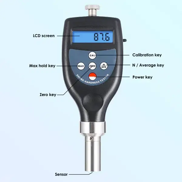 Thumbnail: Digital Hardness Durometer Meter Tester Rubber Shore A