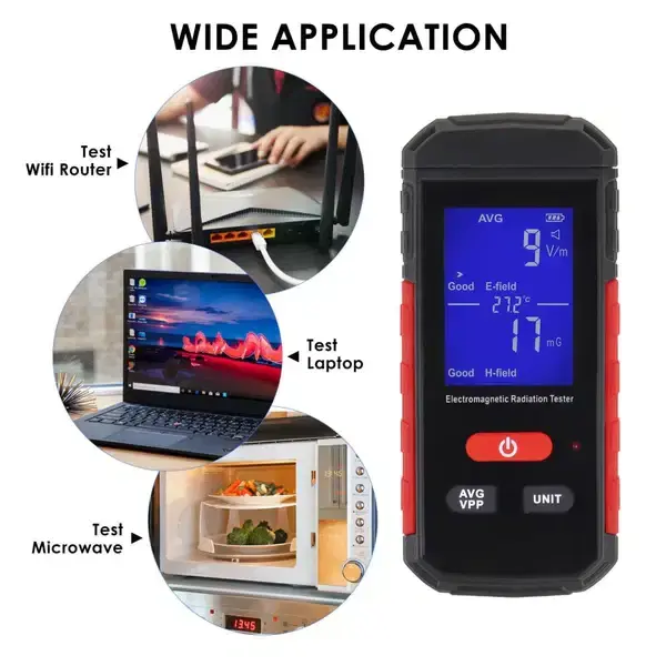 Thumbnail: Digital Radiation Survey Meter – EMF Tester for Electric & Magnetic Fields
