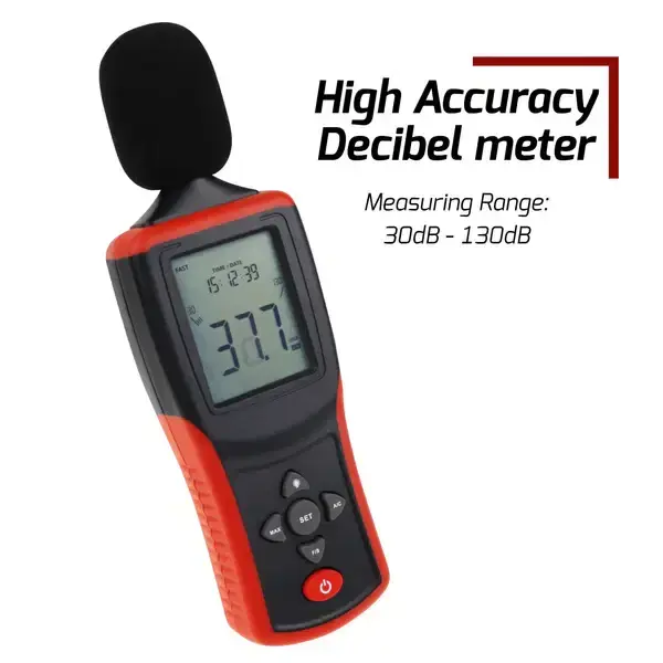 Thumbnail: TL205 Digital Sound Level Meter | A/C Weighted Decibel Tester (30–130 dB)