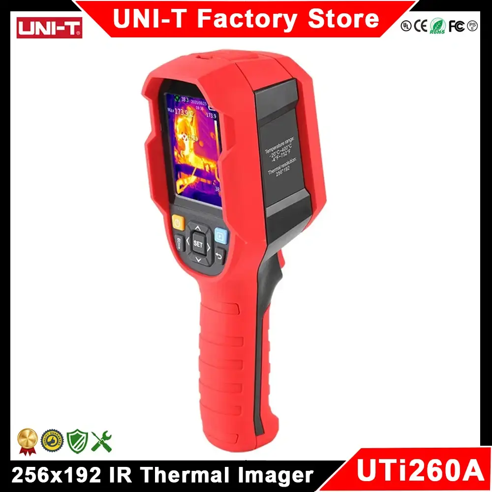 Handheld Thermal Imaging Camera with 256 × 192 Resolution for Electrical & PCB