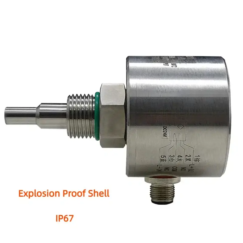 Thumbnail: Industrial Thermal Mass Flow Switch – Stainless Steel, Water & Oil, Adjustable