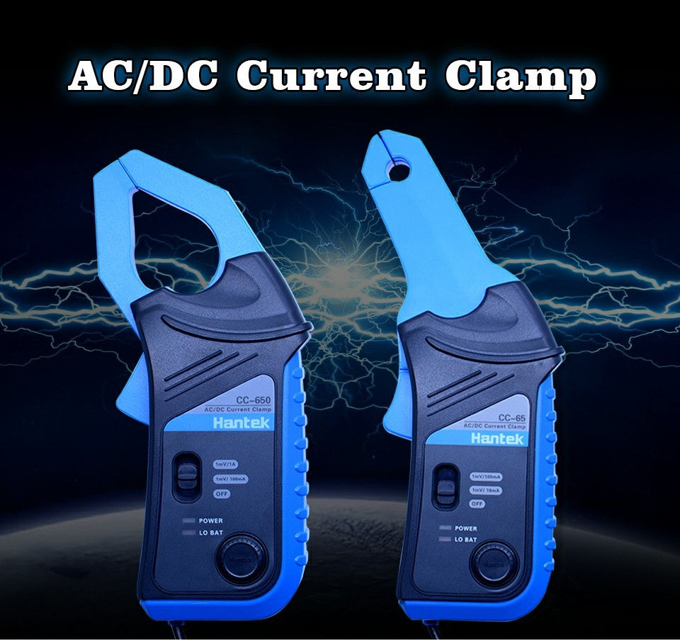 Thumbnail: AC DC Current Clamp Probe – Oscilloscope and Multimeter Compatible up to 65A