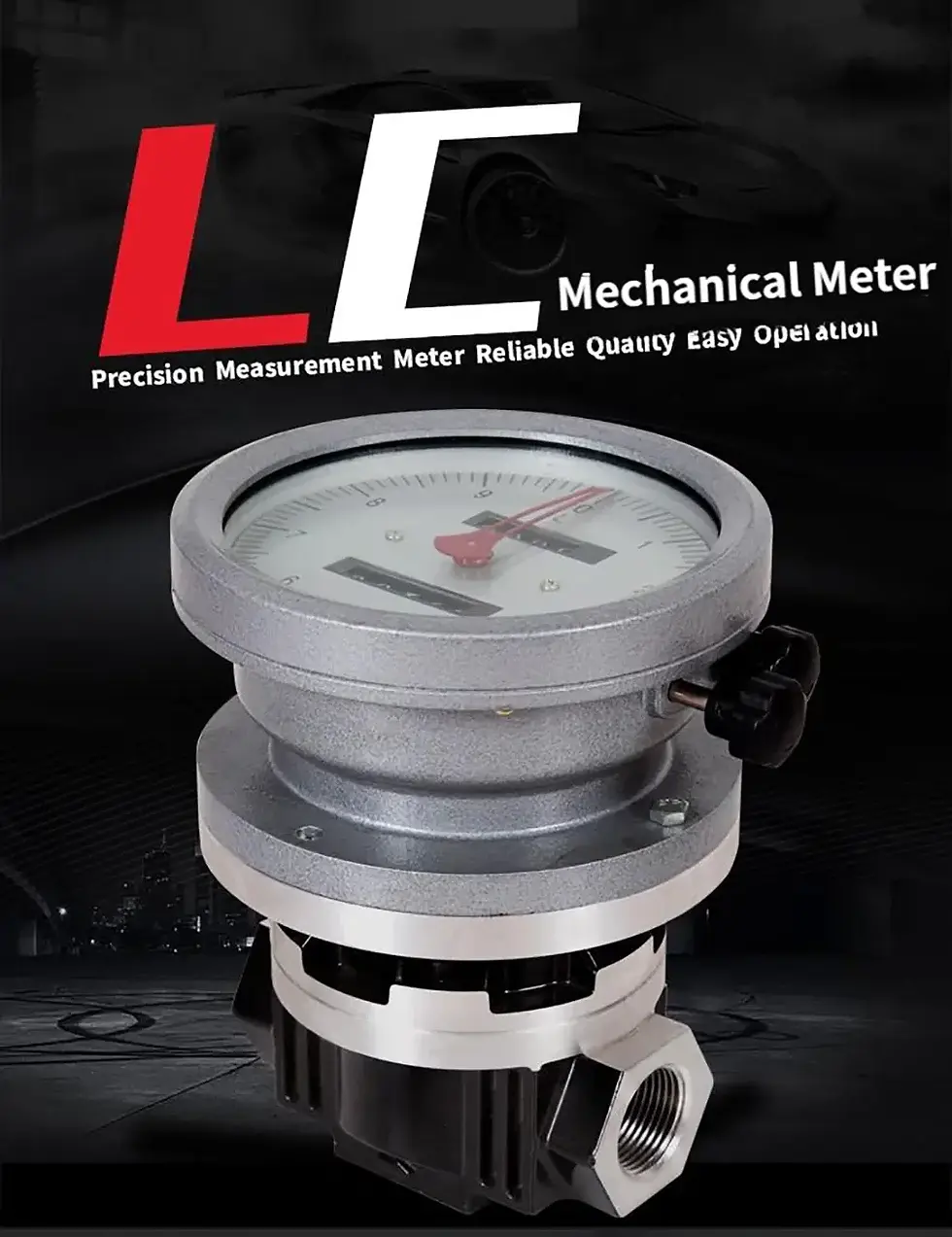 Thumbnail: Mechanical Oval Gear Flow Meter for Fuel and Oil Measurement (1” to 2” Pipe)