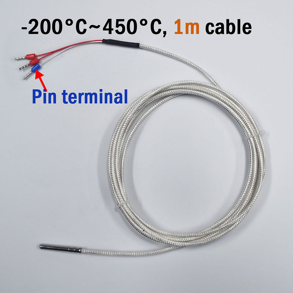 Thumbnail: Stainless Steel PT100 Temperature Sensor Probe – RS485 Modbus RTU