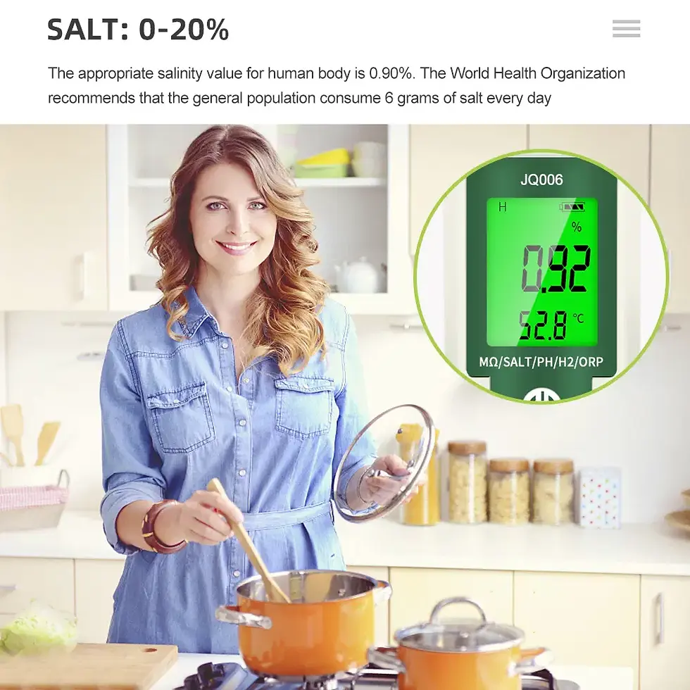 Thumbnail: 10 in 1 Water Quality Tester PH/EC/TDS/ORP/H2/Fertile/Salinity/S.G/Resistivity/T