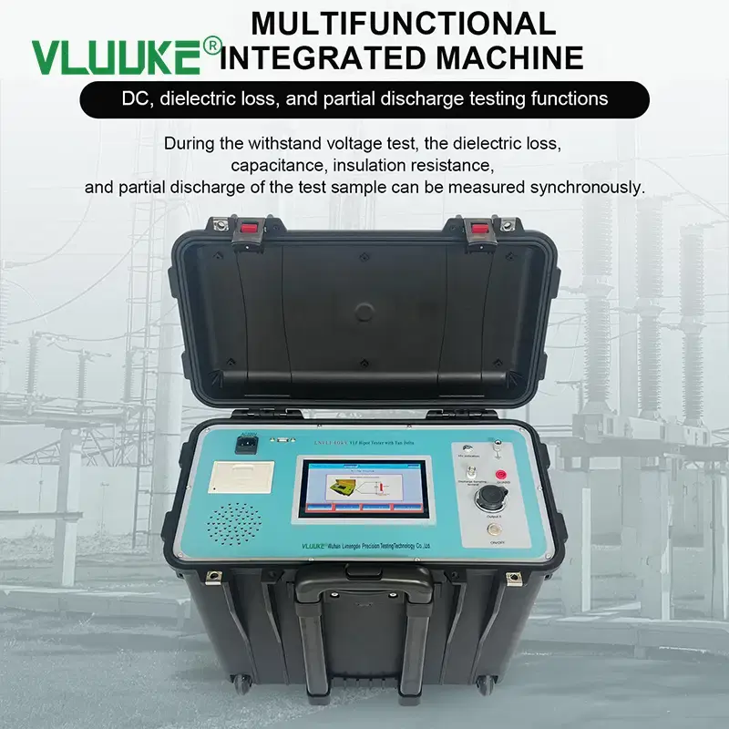 Thumbnail: 30KV/40KV/50KV Very Low Frequency VLF Voltage Withstand & Dielectric Loss
