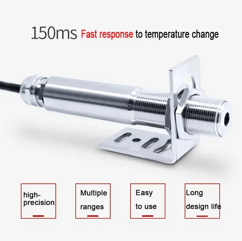 Thumbnail: Industrial Infrared Temperature Sensor – Non-Contact 4–20 mA Output