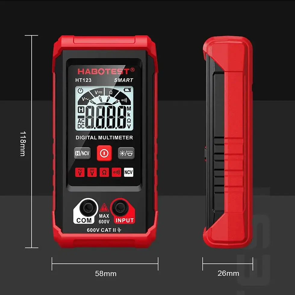 Thumbnail: Smart Digital Multimeter – AC/DC Voltage, Resistance, NCV