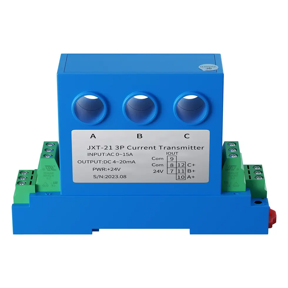 Thumbnail: 3-Phase AC Current Transducer – 4–20mA / 0–10V / RS485 Output (Up to 50A)