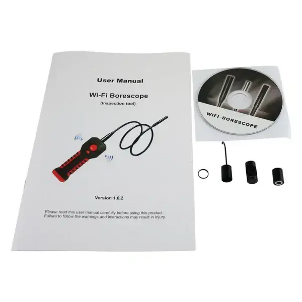Thumbnail: WiFi Endoscope Inspection Camera – 8.5mm Lens, IP67 Waterproof, Real-Time Video