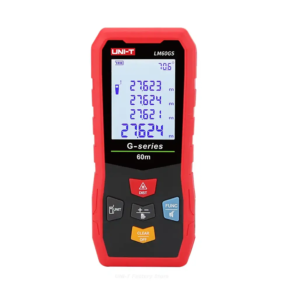 Thumbnail: Rechargeable Green Laser Distance Meter with Angle Measurement & Data Memory