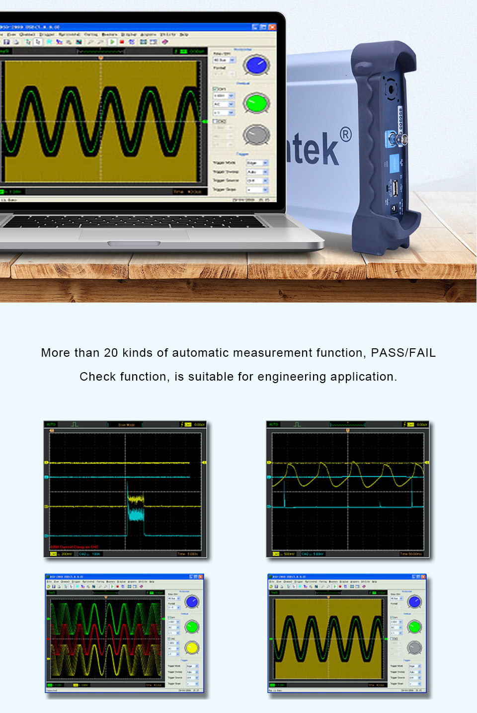Thumbnail: Automotive USB Digital Oscilloscope – 4 Channel, 60MHz, 200MS/s