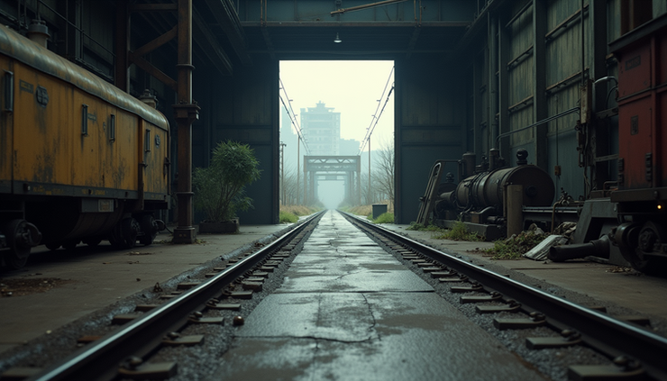 Eye-level view of a rugged industrial gateway mounted on a factory wall