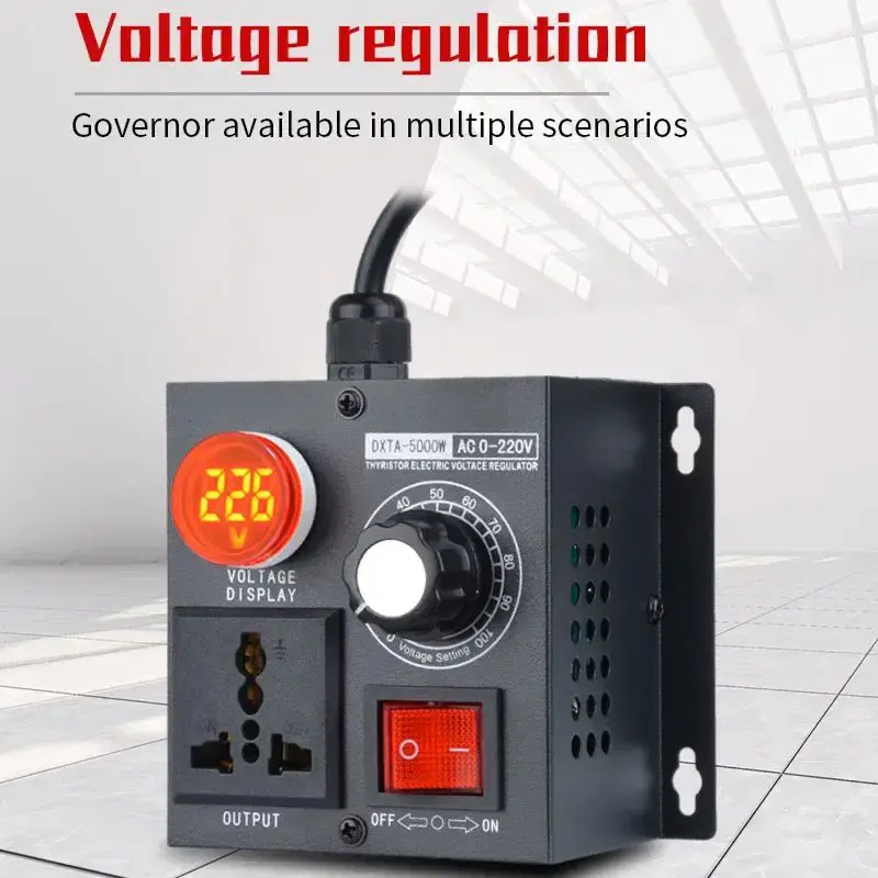 Thumbnail: Voltage Regulator 4000W / 5000W / 10000W AC 220V Variable Voltage Controller