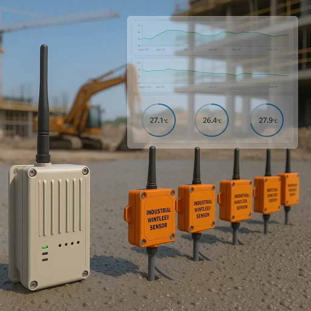 LoRaWAN Concrete Temperature Monitoring Kit – ProSight Cloud Platform