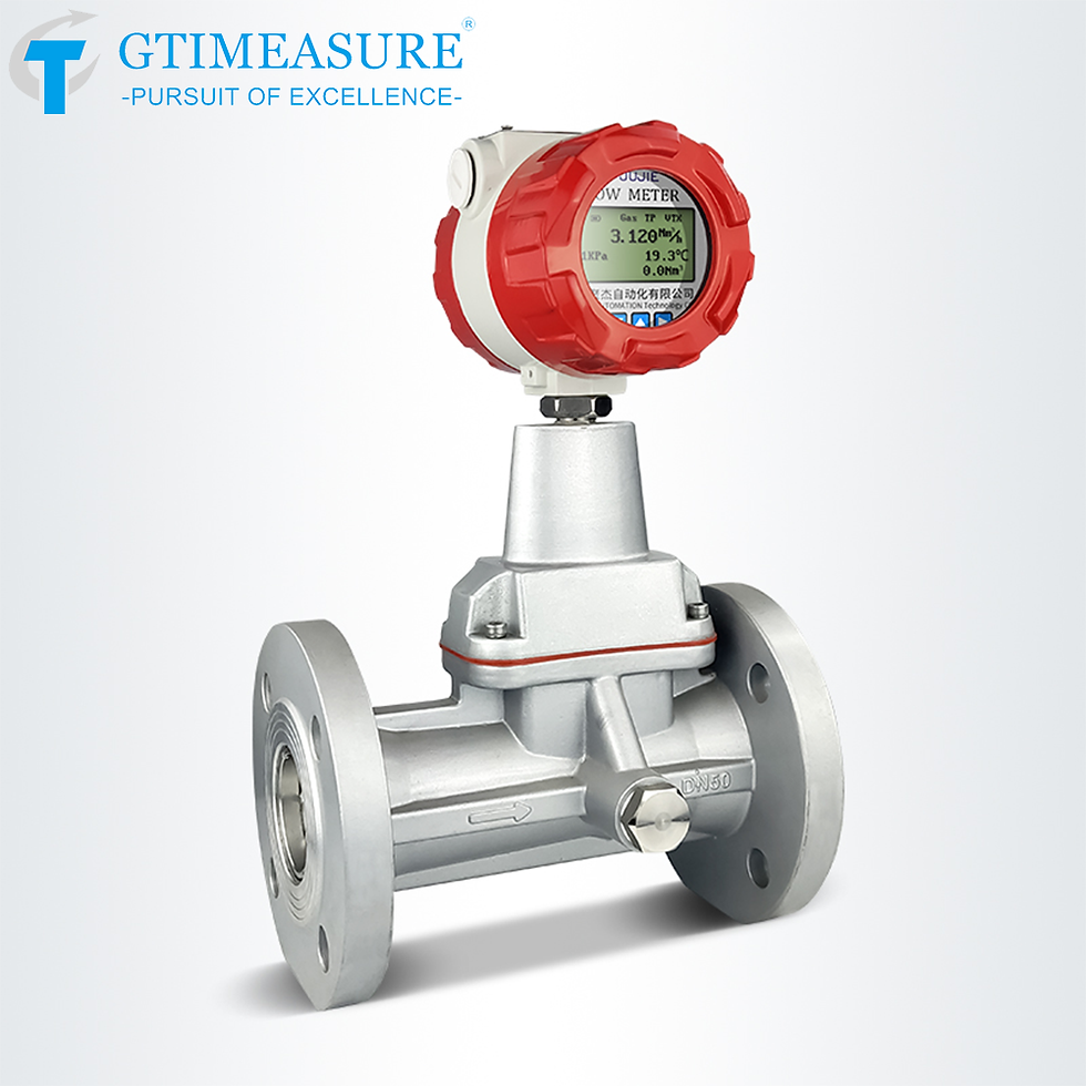 Thumbnail: Industrial Gas Flow Meter – Inline Flanged Gas Flow Measurement with Temperature