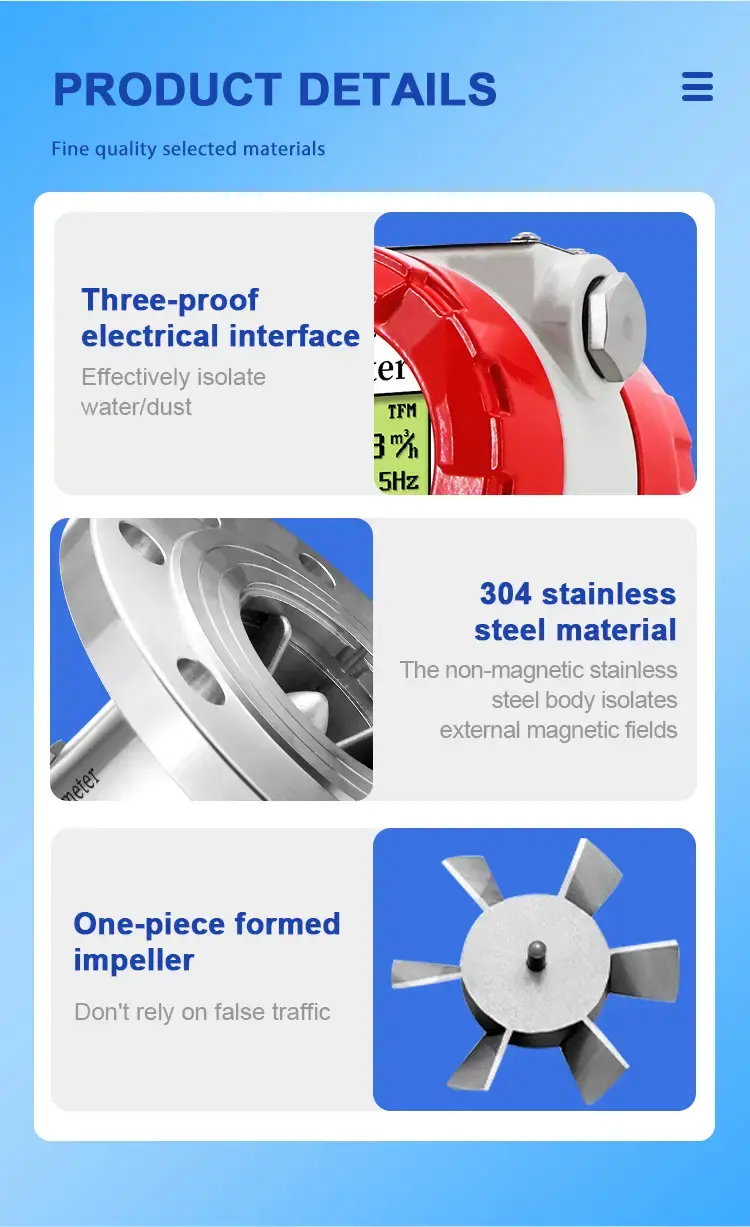 Thumbnail: Stainless Steel Turbine Flow Sensor with Display