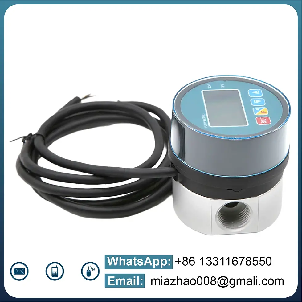 Thumbnail: Digital Oval Gear Fuel Flow Meter with RS485 Modbus for Diesel and Oil