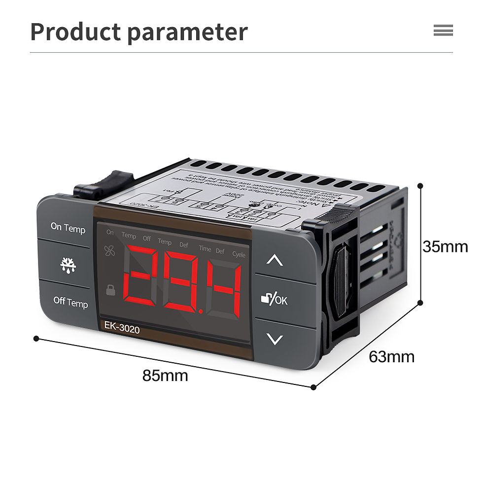 Thumbnail: Digital Temperature Controller for Refrigeration – Cooling, Defrost & Fan