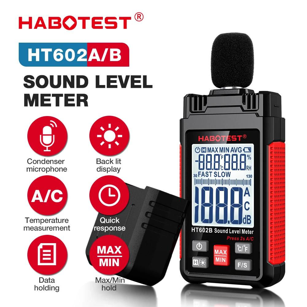 Digital Sound Level Meter – 30 to 130 dB
