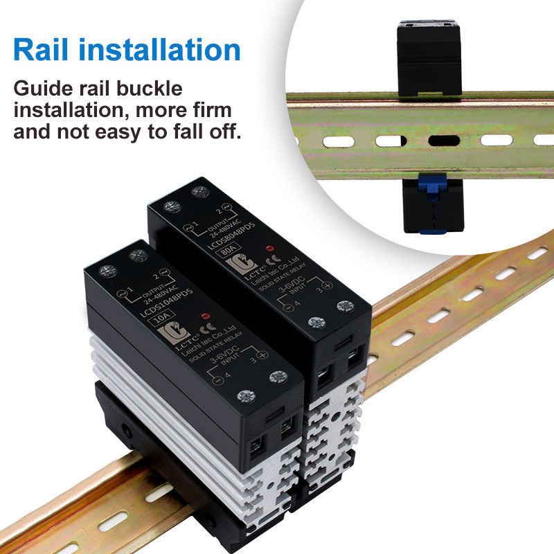 Slim DIN-Rail Solid State Relay – DC Control to AC Load (Random Turn-On ...