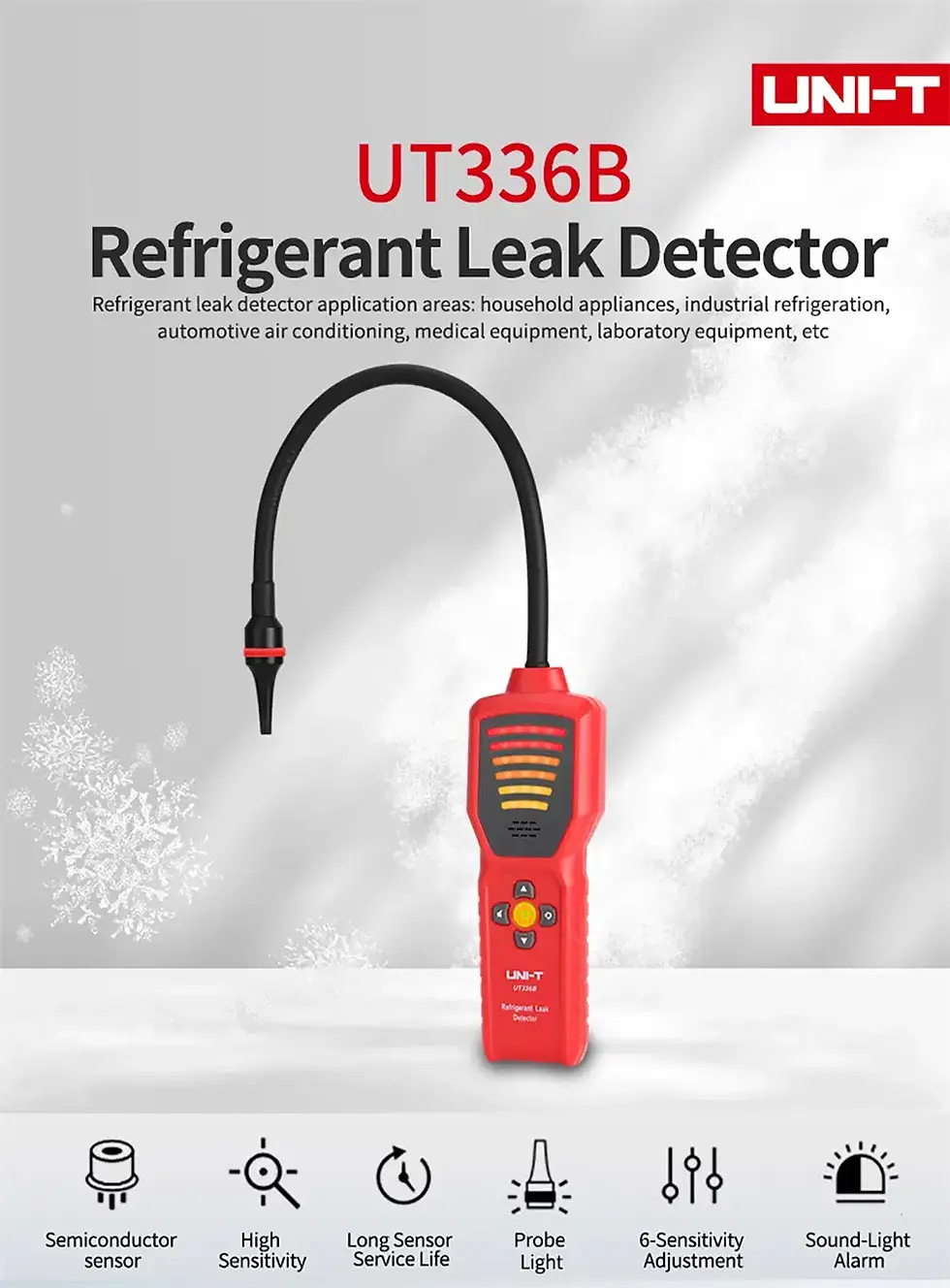 Thumbnail: Electronic Refrigerant Gas Leak Detector for HVAC & Refrigeration Systems