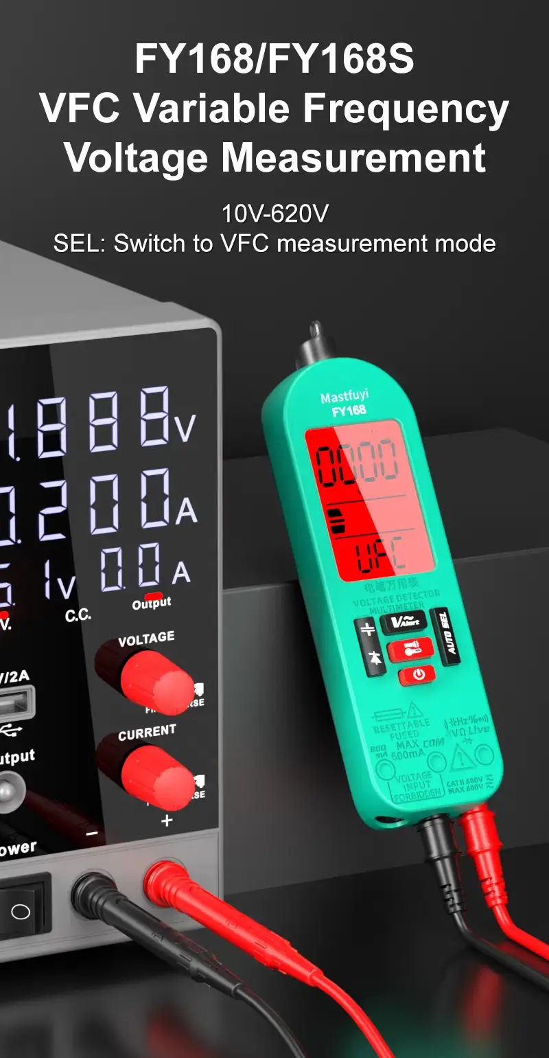 Thumbnail: Professional True-RMS Digital Multimeter | 6000-Count Auto-Range AC/DC Tester