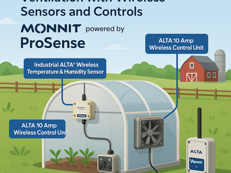 Automate & Optimise Farm Ventilation with Wireless IoT Sensors