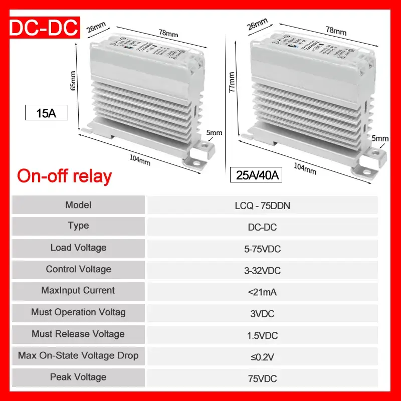 Thumbnail: Industrial Solid State Relay (SSR) for AC & DC Load Control – Epoxy Encapsulated