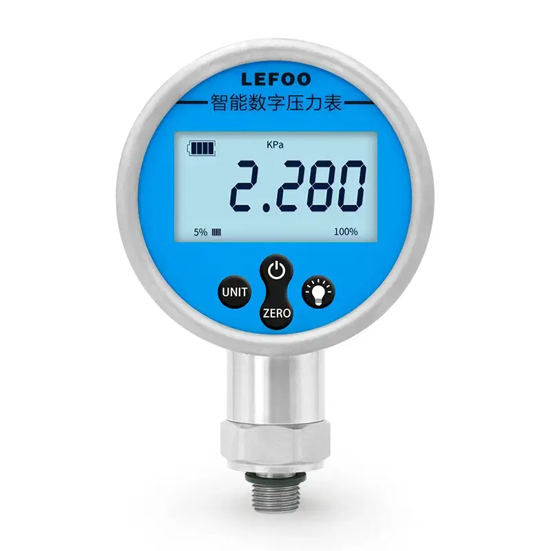 Battery-Powered Digital Pressure Gauge – Low Power, High Precision & Portable