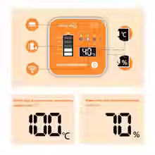 Thumbnail: Smart Submersible Water & Oil Tank Level Sensor with LCD Display | WiFi + RF433