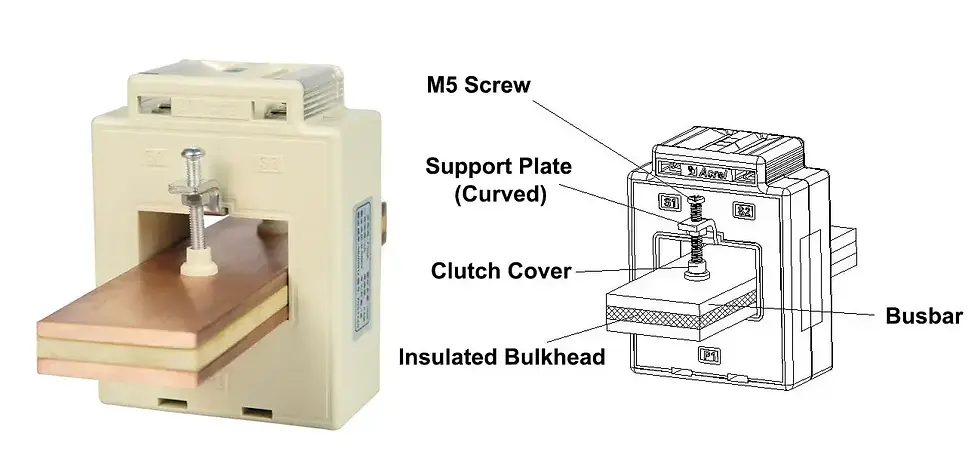 Thumbnail: Compact Solid-Core Current Transformer (Up to 600A AC, 1A/5A Output