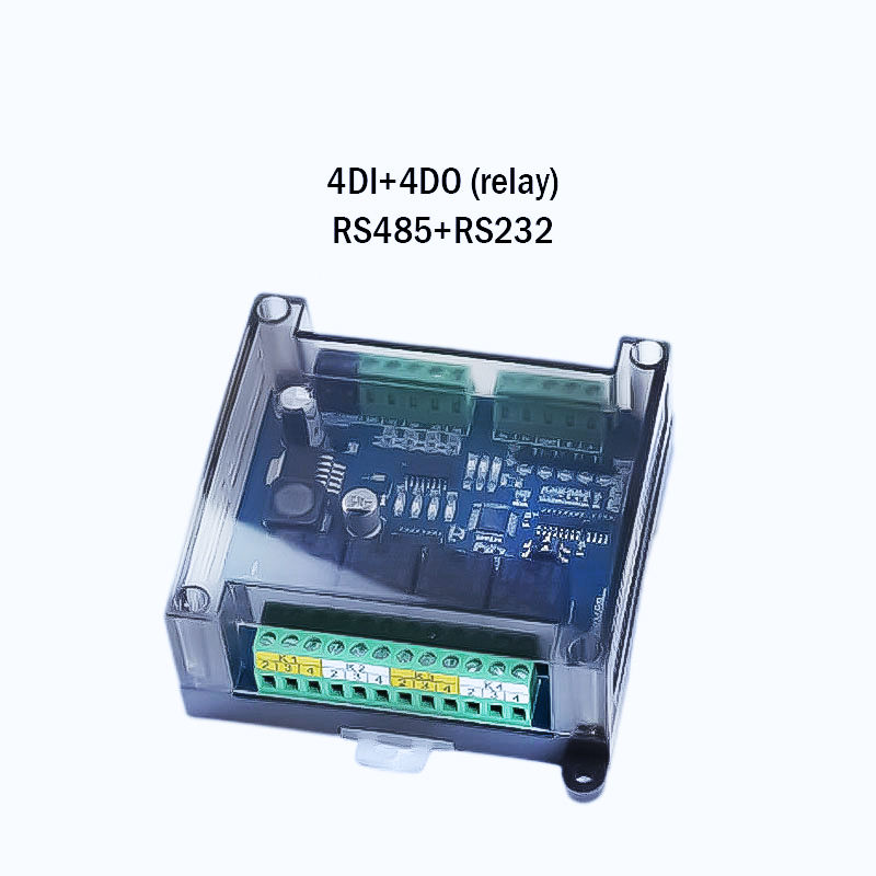 Thumbnail: RS485 Modbus Digital I/O Module – 4 Digital Inputs & 4 Relay Outputs