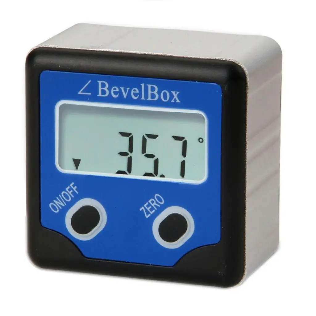 Digital 360° (±180°) Bevel Box / Inclinometer with Magnets