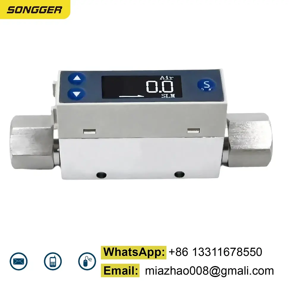 Thumbnail: Low Flow Thermal Mass Gas Flow Meter with 4–20mA and RS485 Output for Industrial