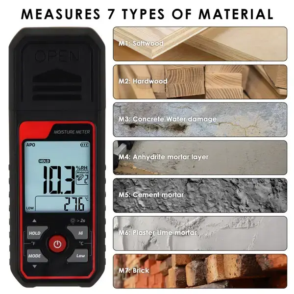Thumbnail: Pin Type Handheld Moisture Meter