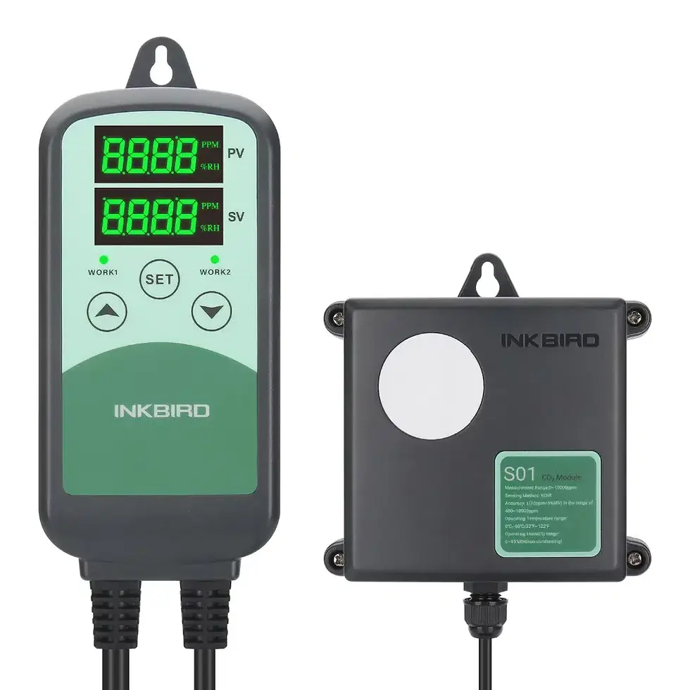Thumbnail: INKBIRD ICC-500T Digital CO2 Controller Programmable CO2 Controller&Monitor for 