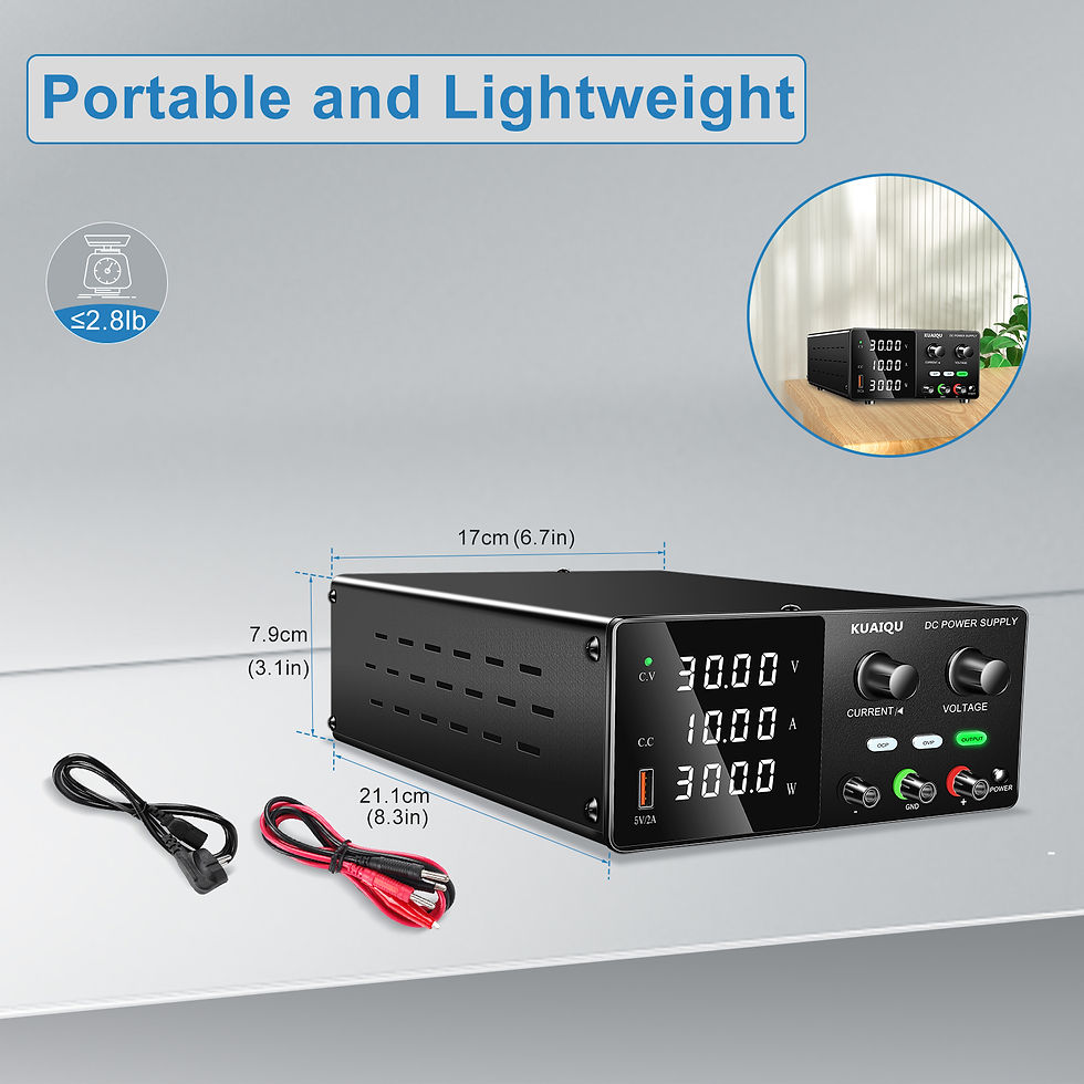 Thumbnail: Adjustable DC Laboratory Power Supply – High Precision, OVP/OCP Protection